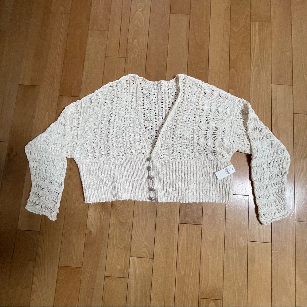 Anthropologie Crocheted Sweater